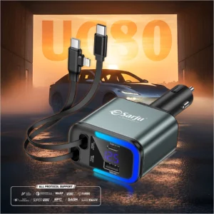 UC80 All-IN-ONE CAR CHARGER - Image 4